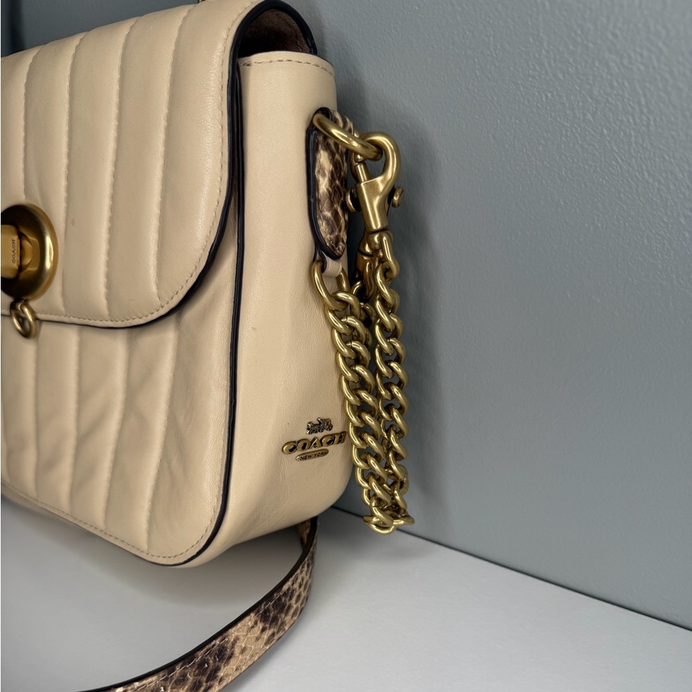 COACH x Jennifer Lopez Marley Top Handle Quilted Leather Bag - Picture 10 of 16